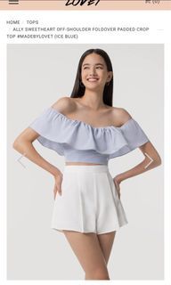 LOVET ALLY OFF SHOULDER TOP