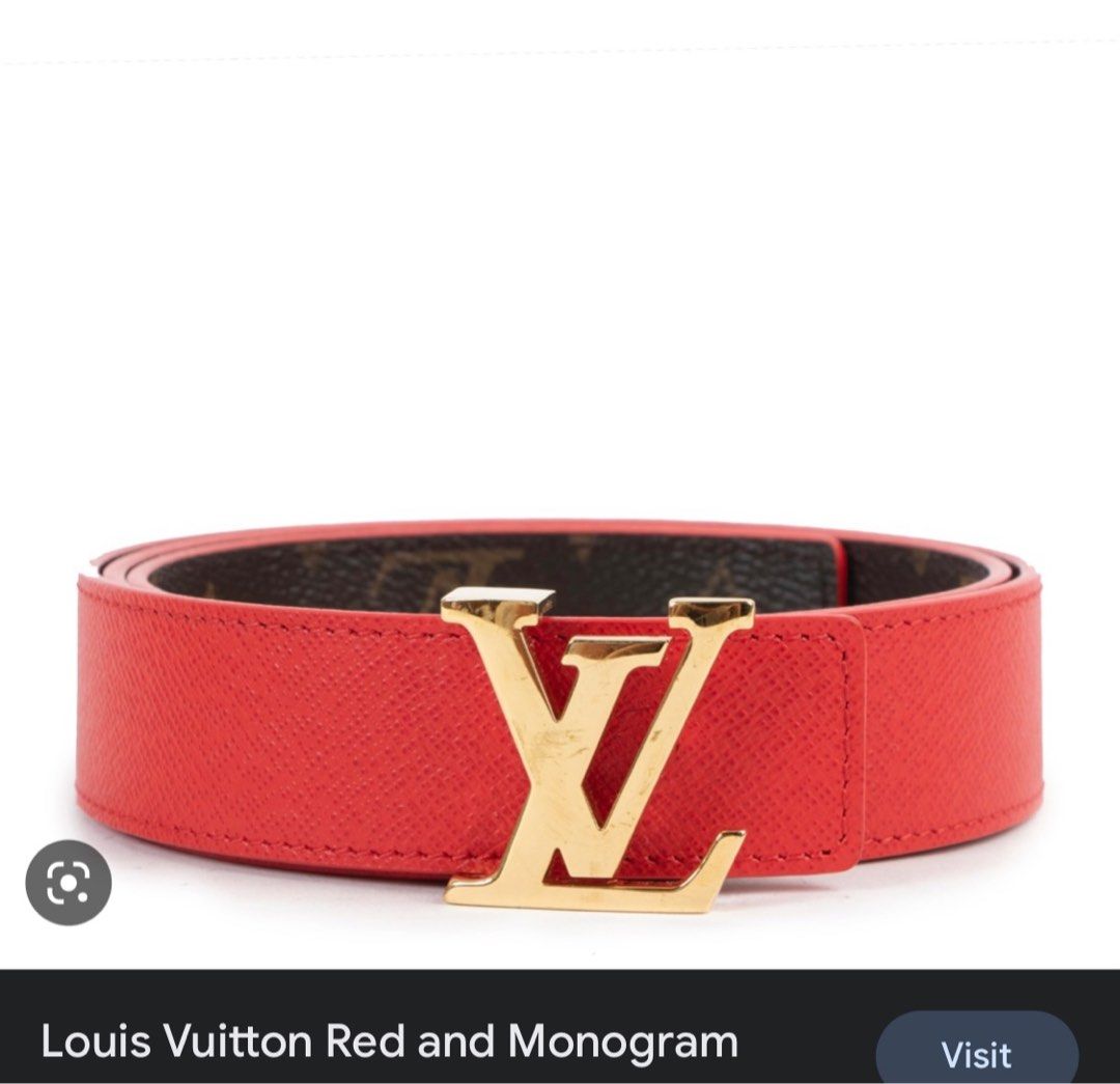 LV Iconic 30MM Reversible Belt - Luxury Monogram Empreinte Leather