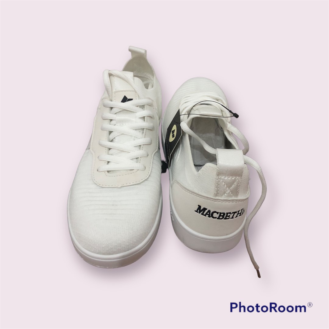Macbeth shoes store white