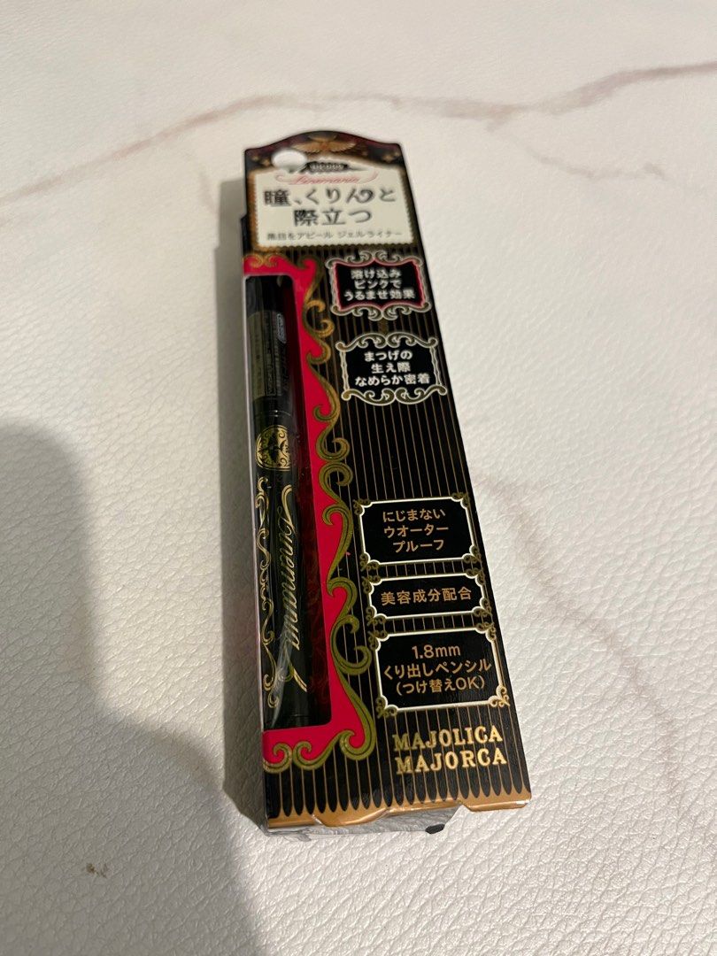 Majolica Majorca MJ 黑色眼線筆eyeliner, 美容＆個人護理, 健康 ...