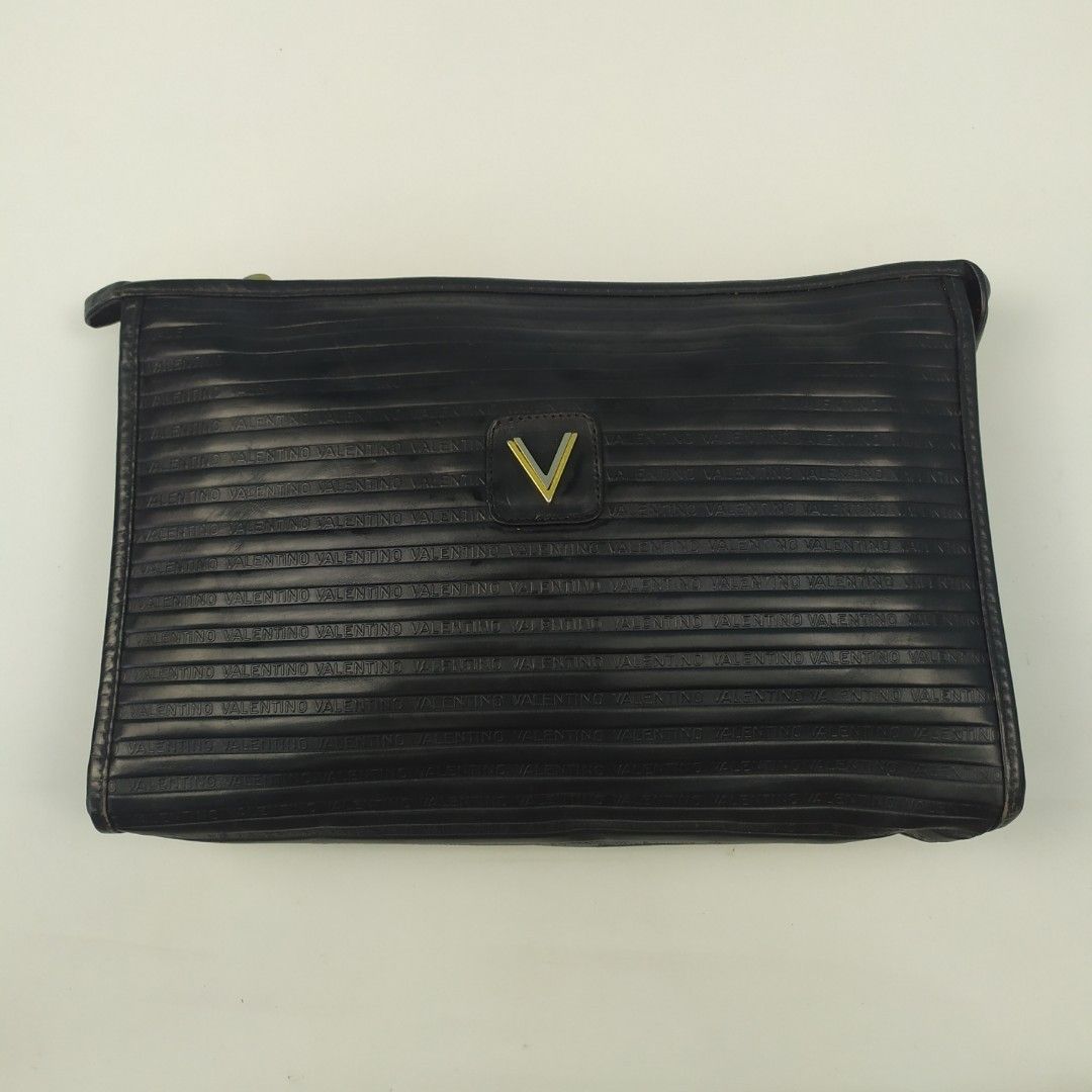 Mario Valentino leather clutch bag Men s Fashion Bags Belt bags