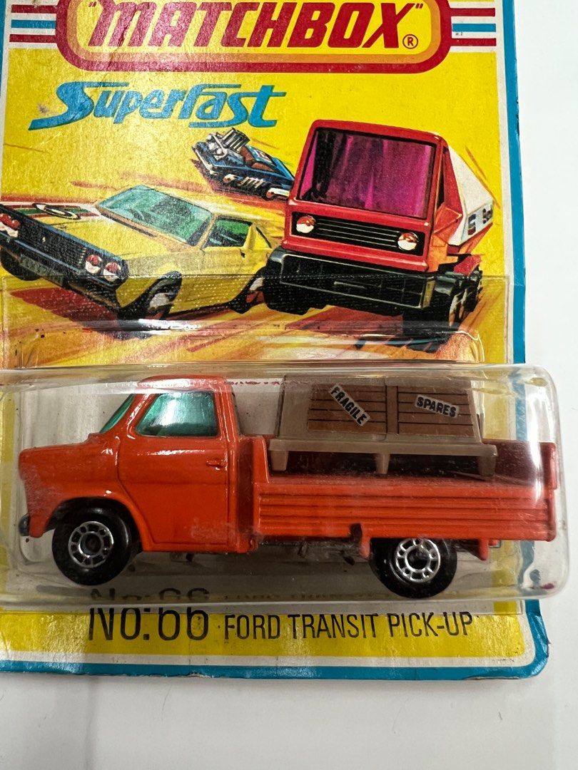 Matchbox Superfast Ford Transit Pick Up No.66 Hobbies Toys
