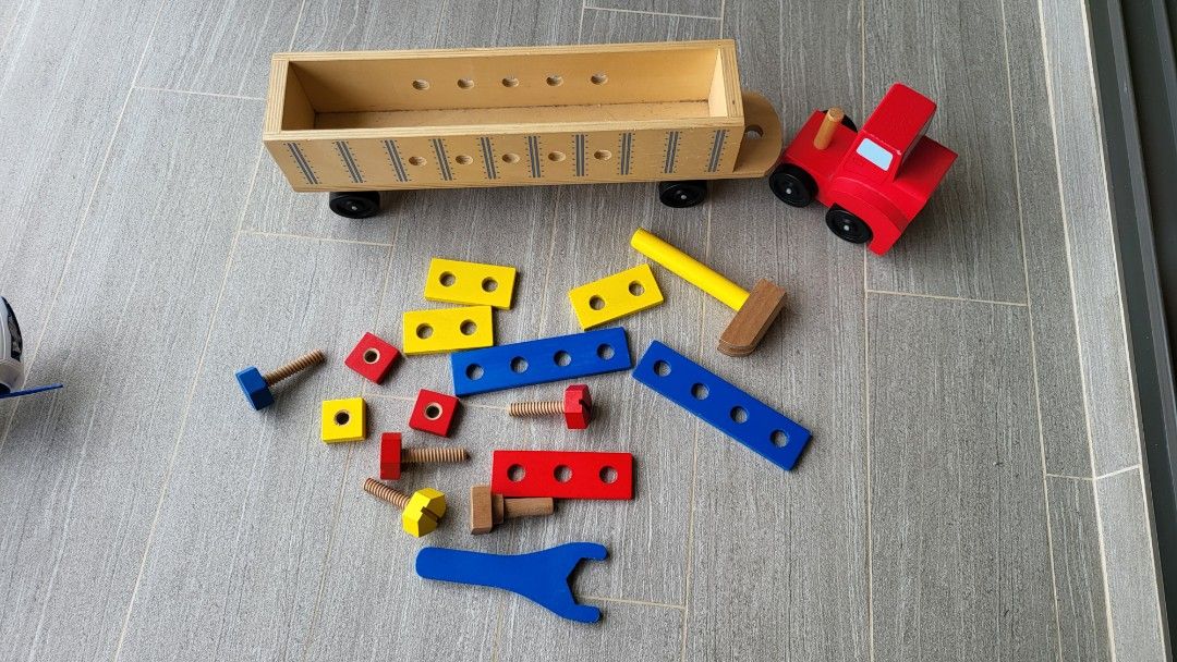 Melissa doug big clearance rig building set