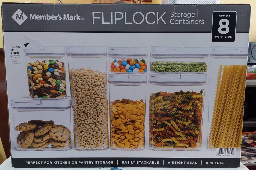 Member's Mark Fliplock Storage Containers, Furniture & Home Living