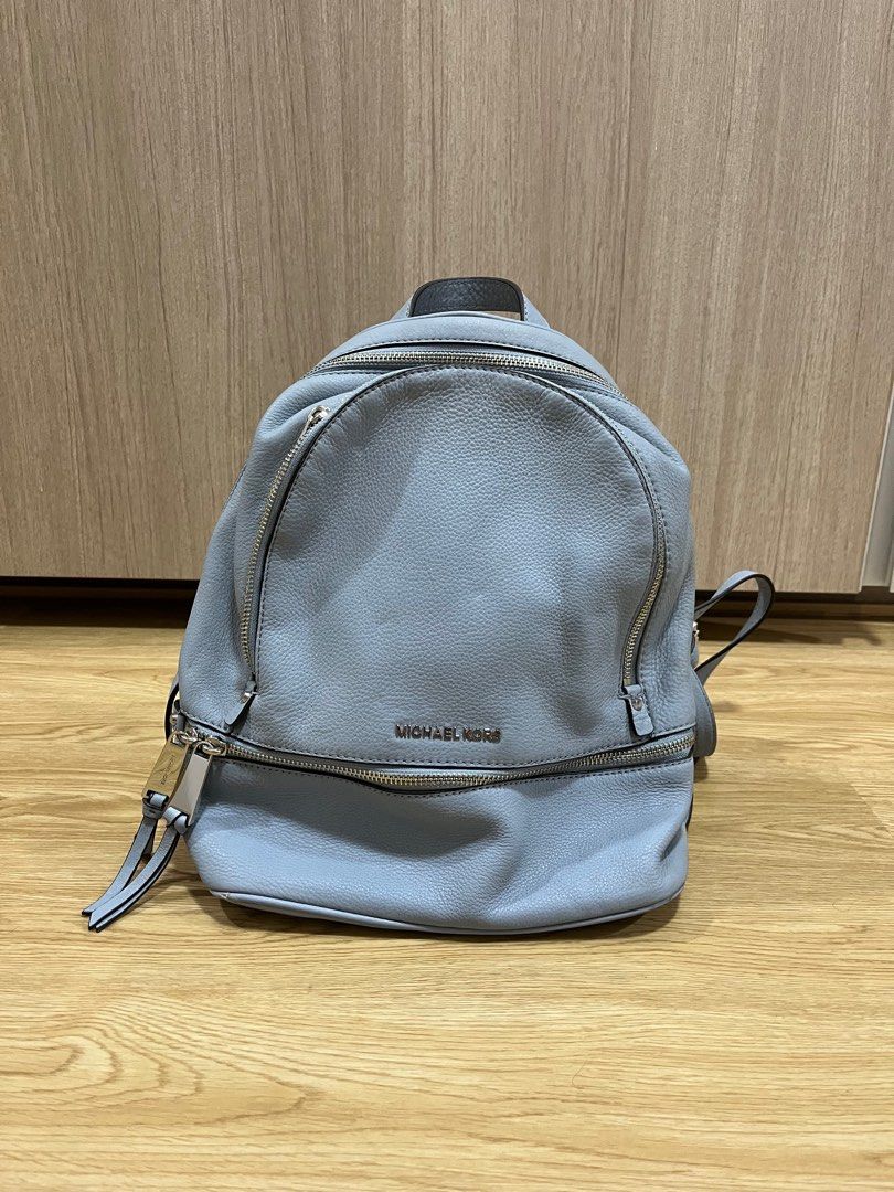 Michael Kor Backpack (baby blue), Fashion, Bags & Wallets, Backpacks on Carousell