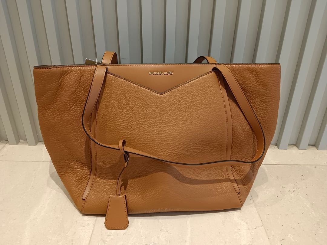 Michael kors whitney hotsell large leather tote bag