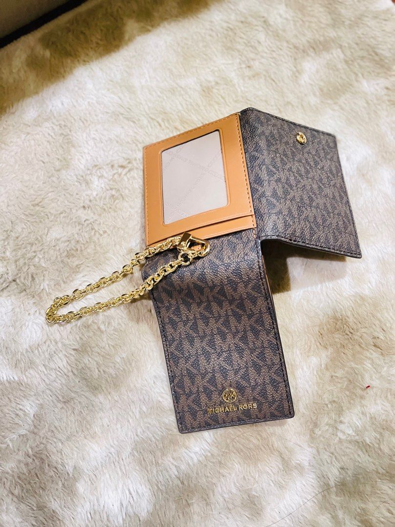 Jet Set Extra-Small Logo Chain Card Case