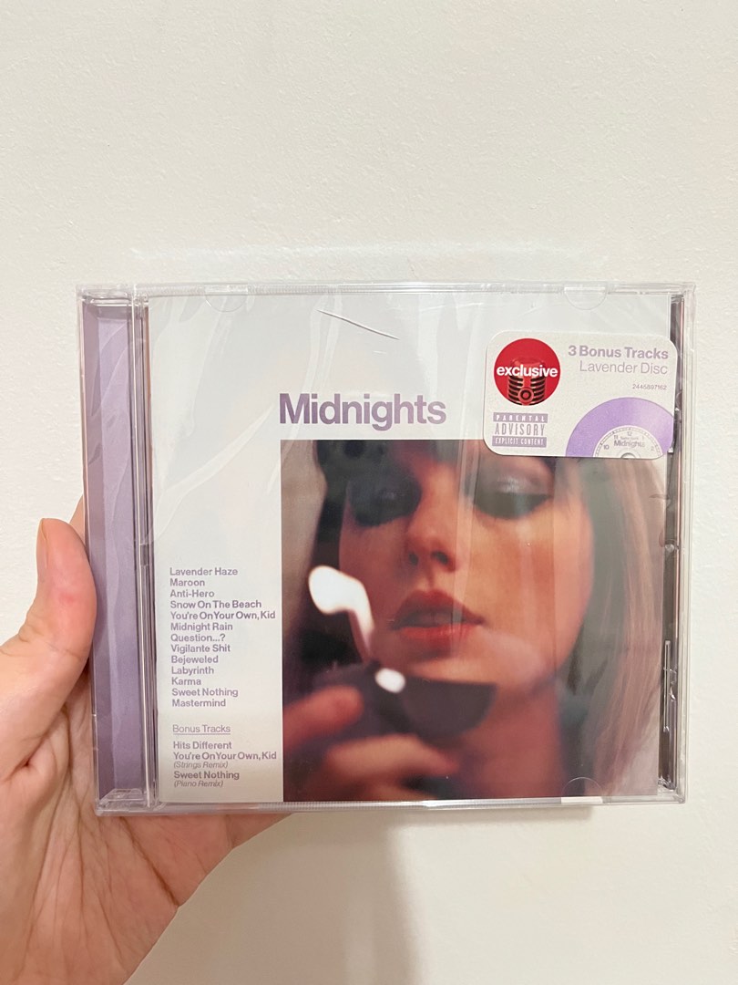 Midnights Target Exclusive CD (with minor crack), Hobbies & Toys, Music
