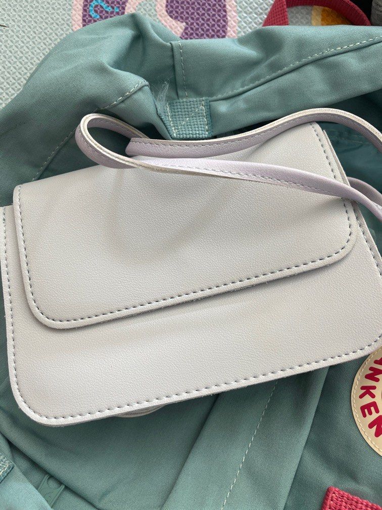 miniso sling bag grey, Women's Fashion, Bags & Wallets, Crossbody Bags