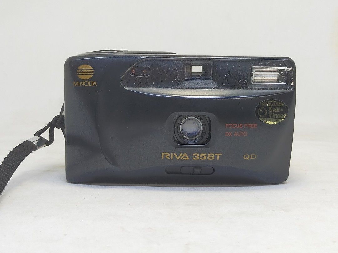 minolta riva 35 st qd film camera (Category: Cameras) located in Manila. Submitted by ultimogizmos (Listing ID 1200733773, Image 2). Description: minolta riva 35 st qd film camera no issues tested with dummy film working flash.