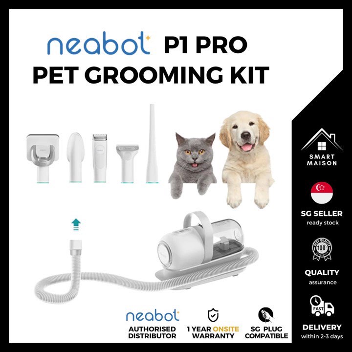 Neabot p1 pro grooming kit, Pet Supplies, Homes & Other Pet Accessories