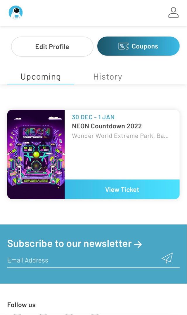 neon countdown ticket, Tickets & Vouchers, Event Tickets on Carousell