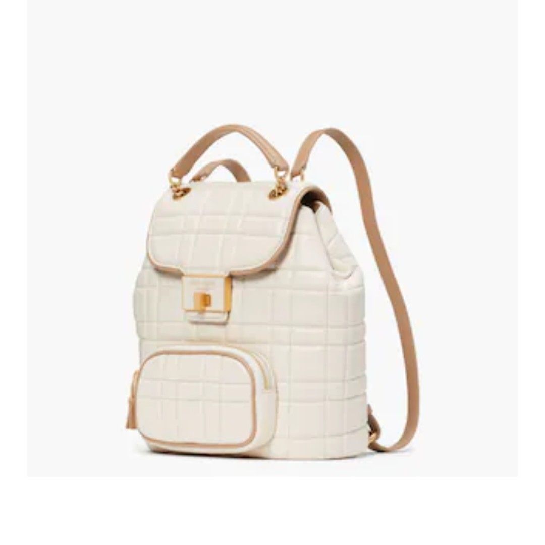 SALES (Ends 30 Nov Noon) Kate Spade Evelyn Quilted Small Backpack Black