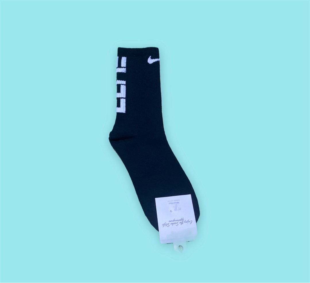 Nike Black Elite High Socks, Men's Fashion, Watches & Accessories