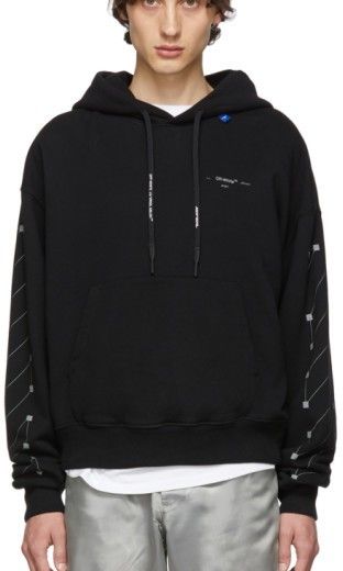 Off white backbone shop hoodie