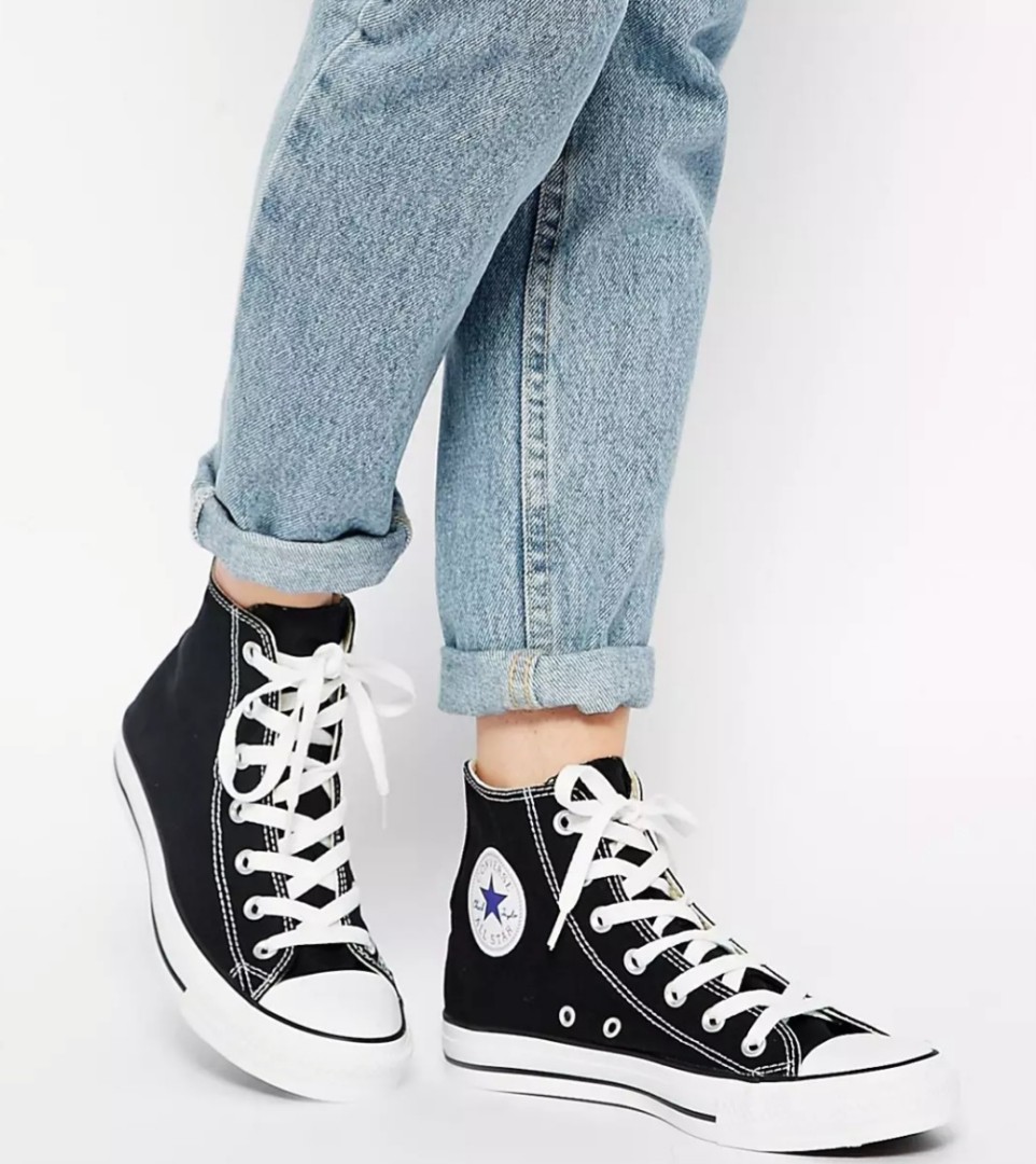 Original CONVERSE Chuck Taylor All Star High Top Black Sneakers (UNISEX),  Women's Fashion, Footwear, Sneakers on Carousell