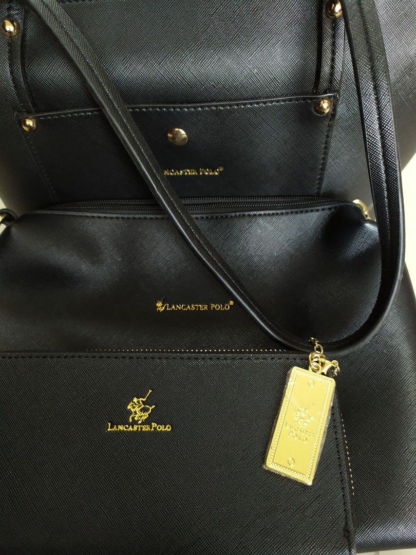 Original Lancaster Polo Tuscany Set Handbag 3 in 1 Women s