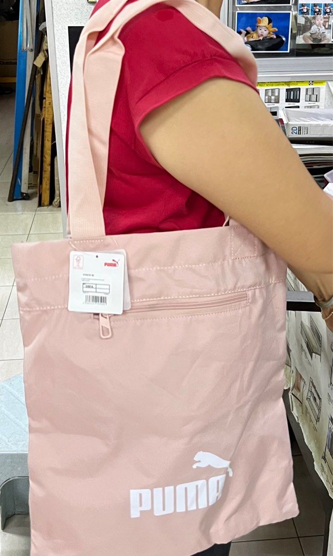 Original PUMA packable bag pink colour