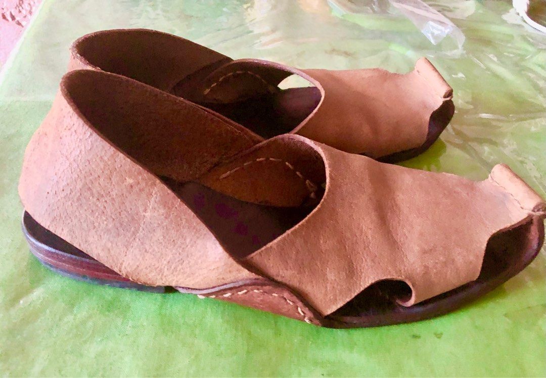 Our Tribe Leather Dwarf Sandals Women s Fashion Footwear Flats