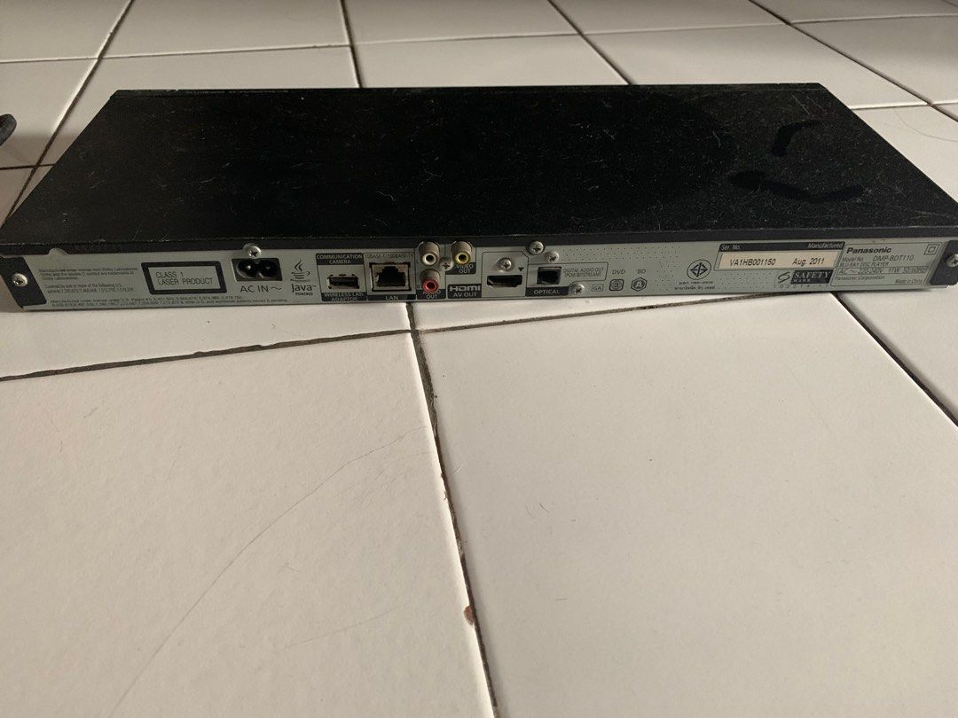 Panasonic Bluray Disc Player DMPBDT110, Elektronik, TV & Perlengkapan