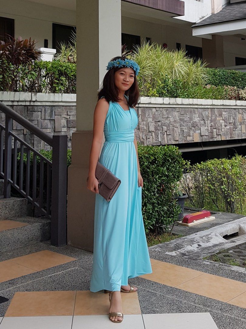 Infinity dress pastel color top