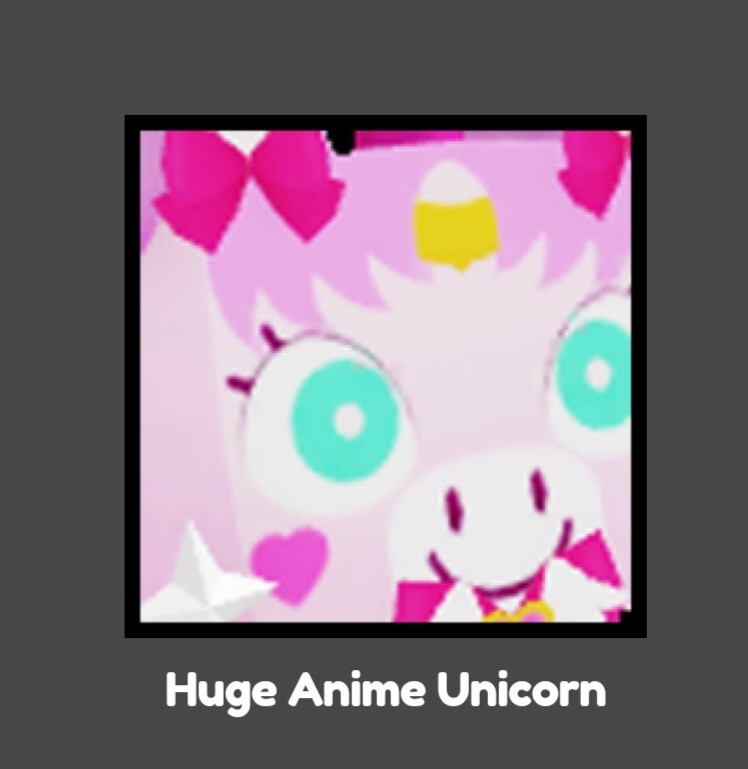 Huge Anime Unicorn Value  Pet Sim X Value List