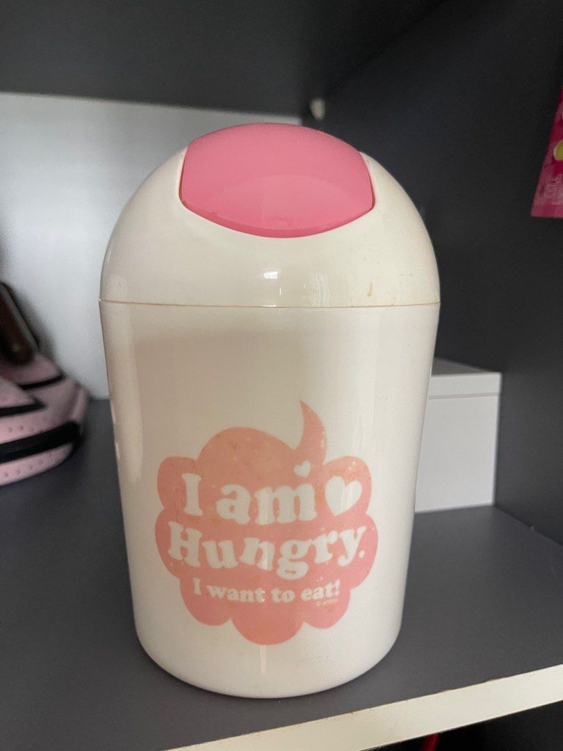 Pink small waste bins, Furniture & Home Living, Cleaning & Homecare