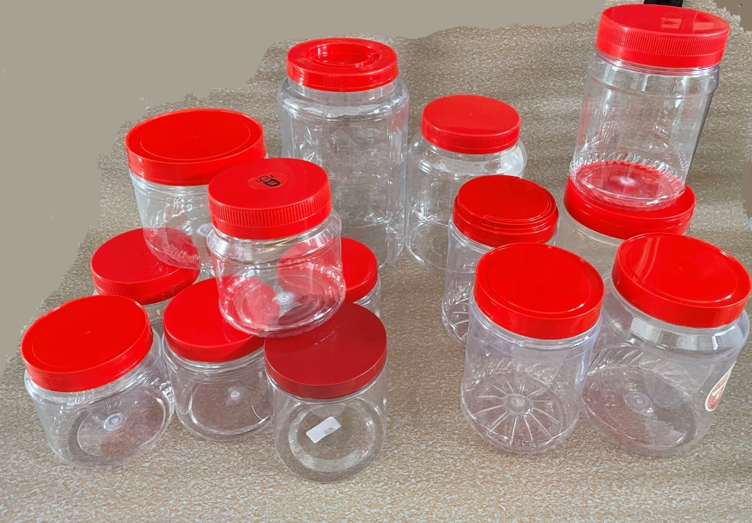 plastic biscuit container, Furniture & Home Living, Kitchenware