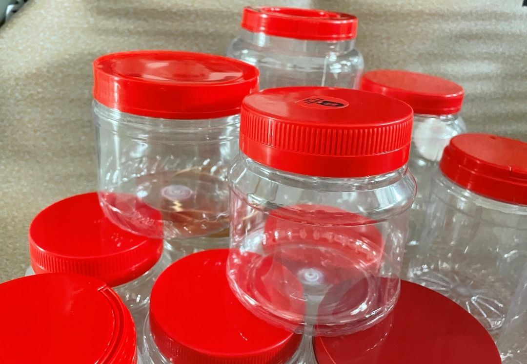 plastic biscuit container, Furniture & Home Living, Kitchenware