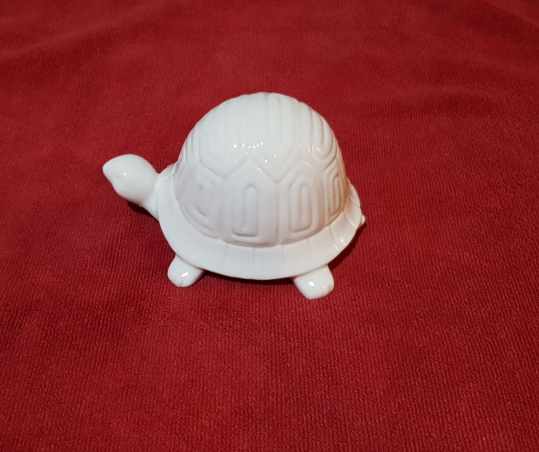 Porcelain decorative turtles. (Category: Other Home Decor) located in Makati City. Submitted by B_man (Listing ID 1200759509, Image 3). Description: own a pair of this porcelain-like decorative turtles for good luck! Very pretty in person. can be used as a tabletop decor. 17cm x 10cm. price per piece.