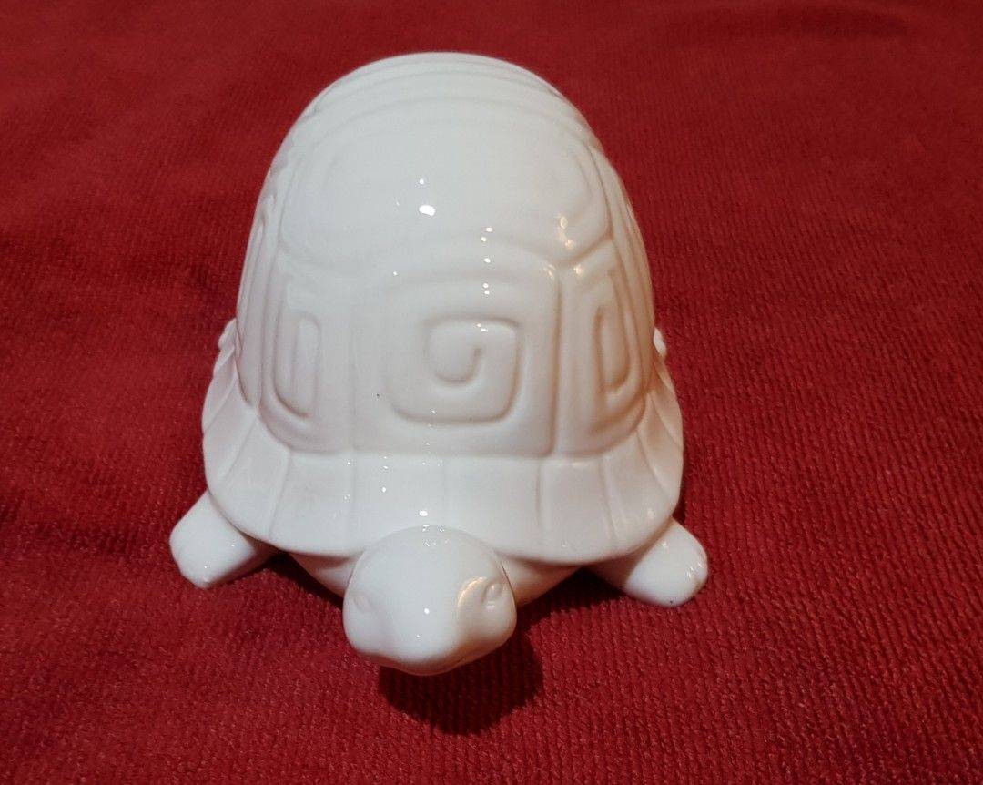 Porcelain decorative turtles. (Category: Other Home Decor) located in Makati City. Submitted by B_man (Listing ID 1200759509, Image 2). Description: own a pair of this porcelain-like decorative turtles for good luck! Very pretty in person. can be used as a tabletop decor. 17cm x 10cm. price per piece.