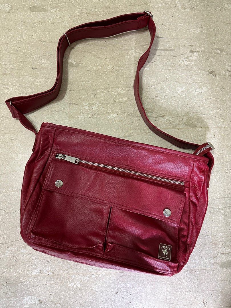 Porter Sling Bag in Maroon
