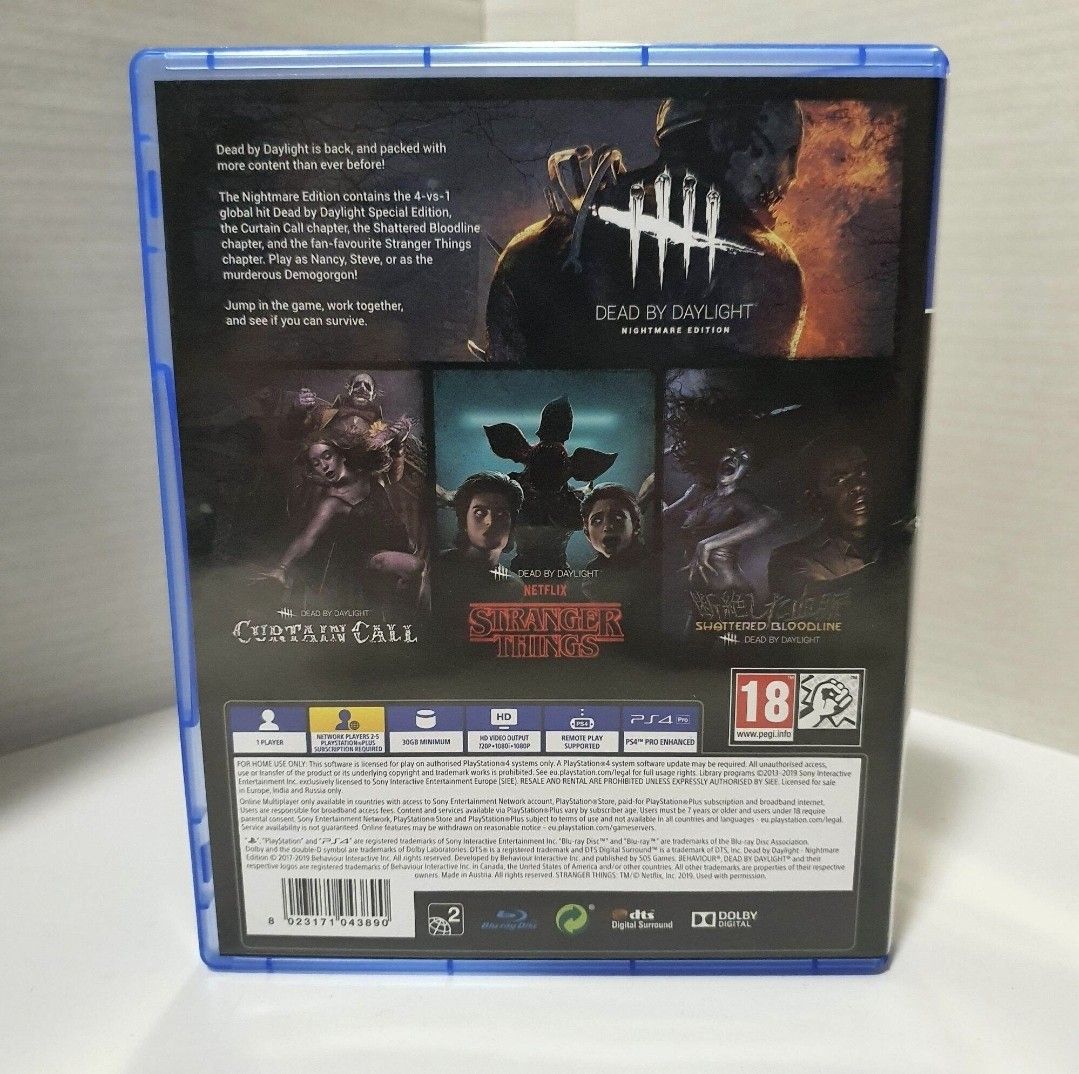 Dead by deals daylight digital ps4