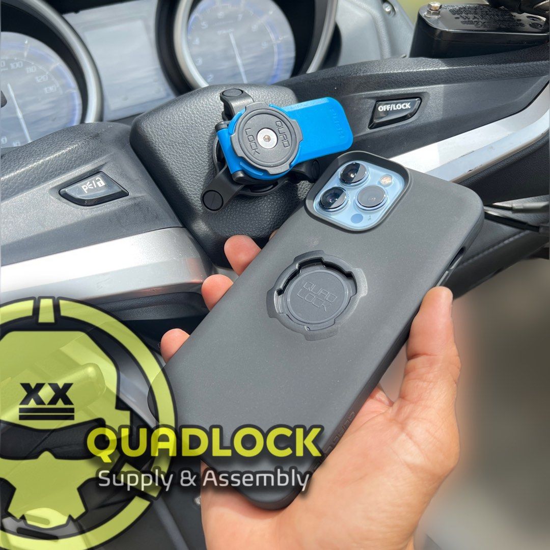 Quadlock For Yamaha Tmax, Motorcycles, Motorcycle Accessories on Carousell