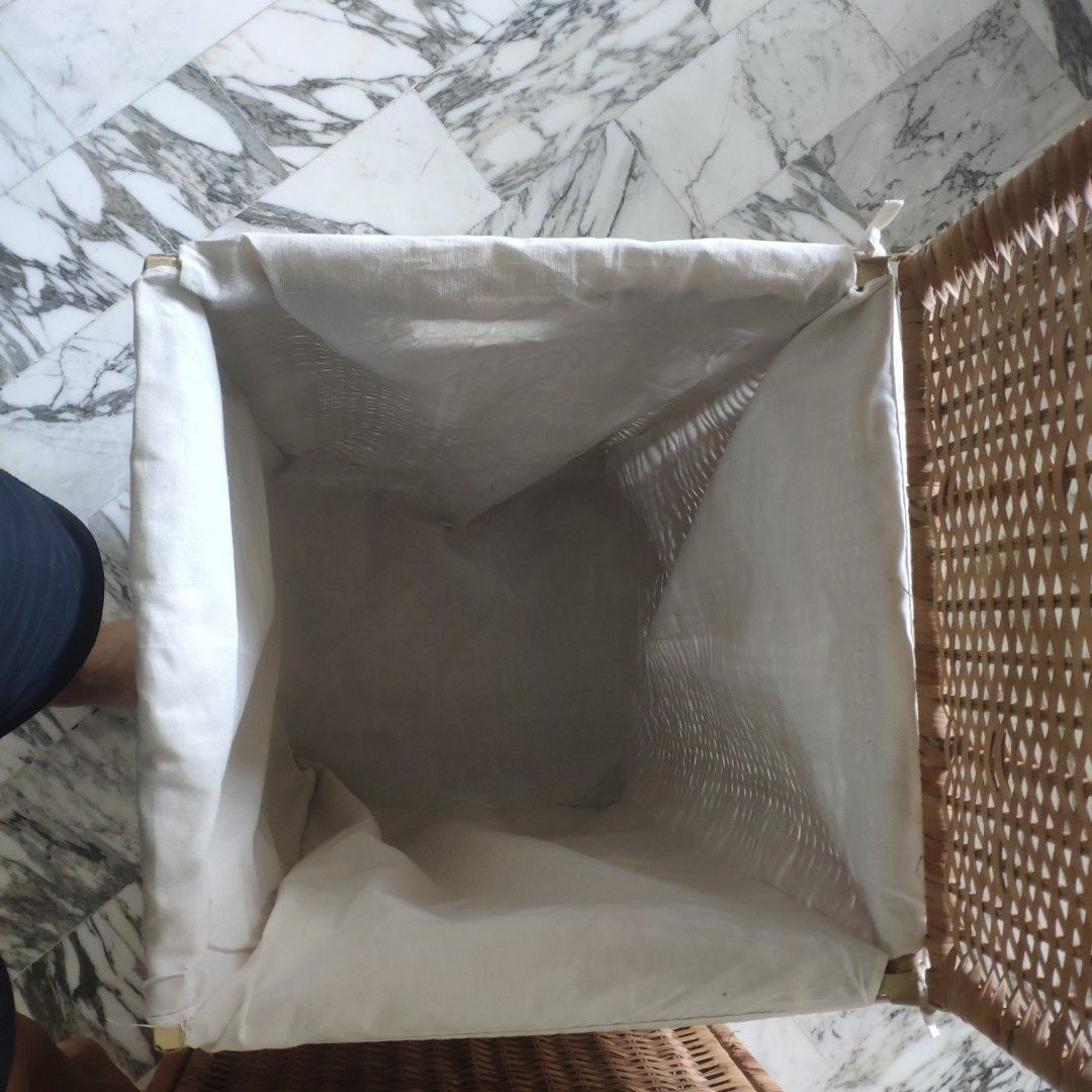 Rattan Laundry Baskets IKEA, Furniture & Home Living, Home Improvement