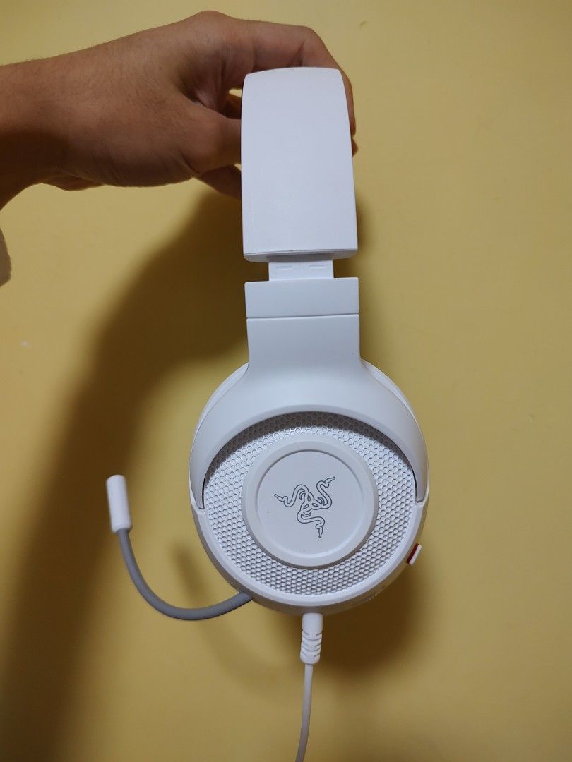 Razer Kraken X (White edition), 音響器材, 頭戴式/罩耳式耳機 Carousell