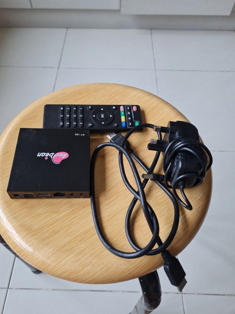 Red bean TV box, TV & Home Appliances, TV & Entertainment
