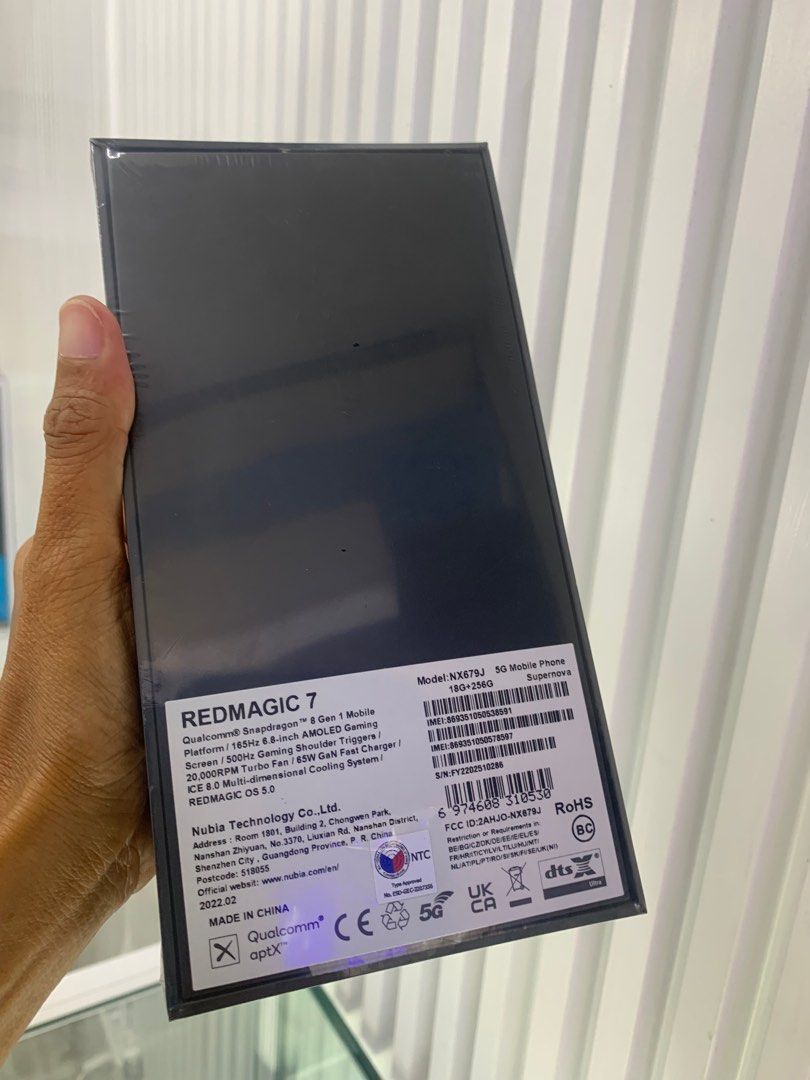 Red Magic 7 256gb ‘ 18g ram Supernova (Category: Other Mobile & Gadget Accessories) located in San Juan City. Submitted by AshleyandLynGeneralmerchandise (Listing ID 1200675367, Image 2). Description: ✅✅✅ BUY & SELL, TRADE IN. Phones, Tablets & More... ✅✅✅ Aquarium Greenhills Shopping Center ✅✅✅📱PM OR CONTACT @ 09959523680 / 09950171472 ✅✅✅📦 Cash on Delivery ✅✅✅ ⬇️Check out our Sales and Latest Products ✅✅✅ 🌏https://www.facebook.com/Ashley-Lyn