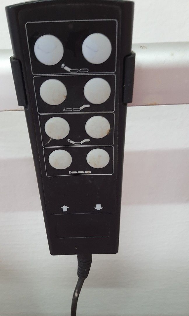 Remote control Hospital bed with with air hole mattress, Furniture