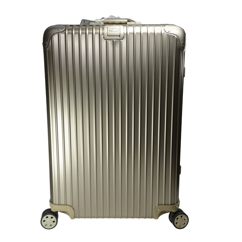 RIMOWA TOPAS TITANIUM 2018 SS Unisex Street Style Collaboration Luggage &  Travel Bags