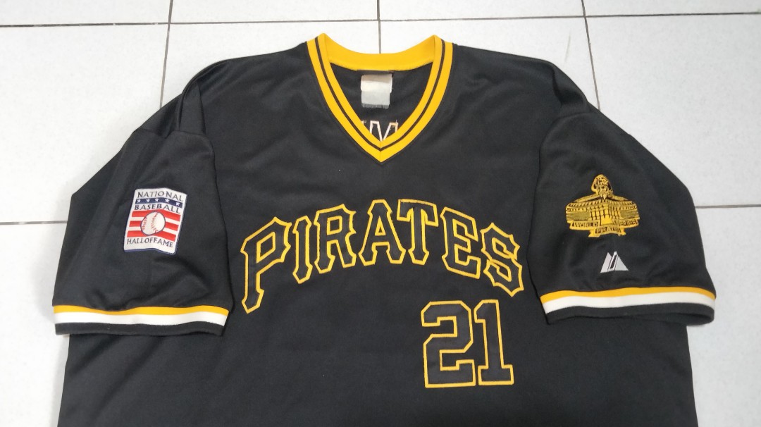 MLB Pittsburgh Pirates (Roberto Clemente) Men's Cooperstown Baseball Jersey