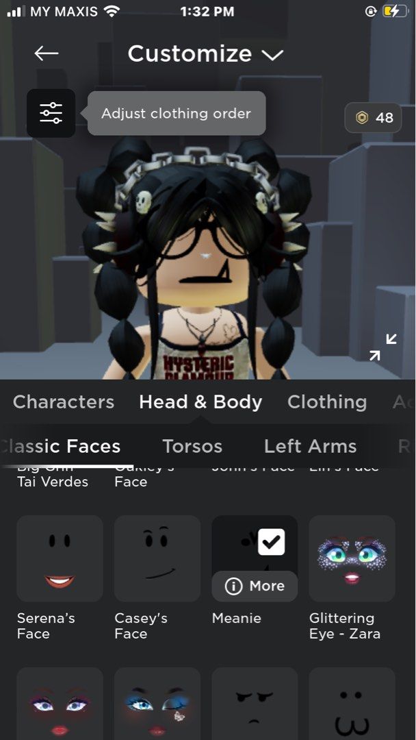 roblox account with korblox,extreme headphone,meanie face and red iron ...