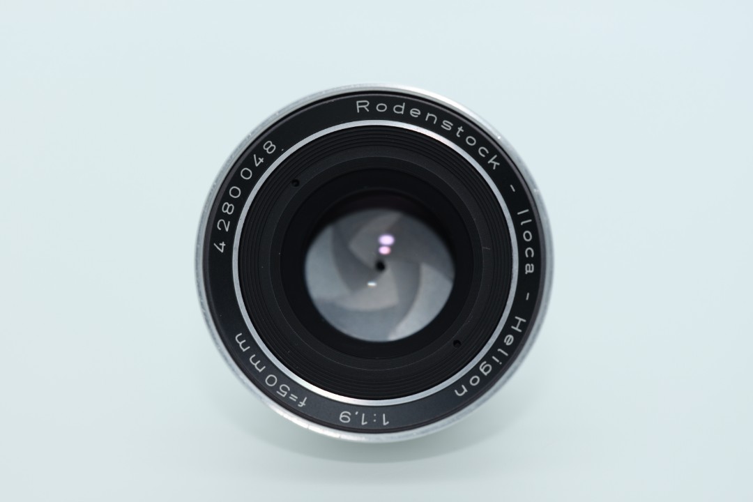 Rodenstock Heligon 50mm f/1.9 罕有鏡頭(不合完美主義), 攝影器材 