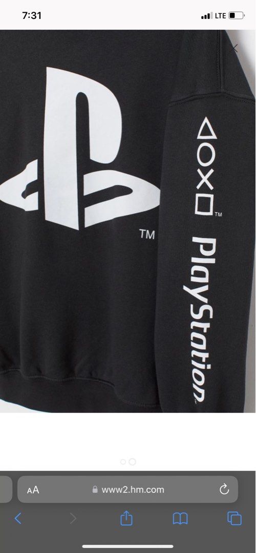 RUSH SALE Authentic H M play station collab Hoodie Jacket Men s Fashion Coats Jackets and Outerwear on Carousell