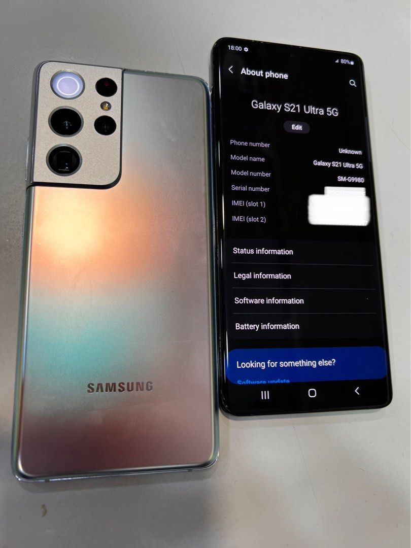 Samsung S21 Ultra 12+256GB/16+512GB hk version 香港版本, 手提電話 