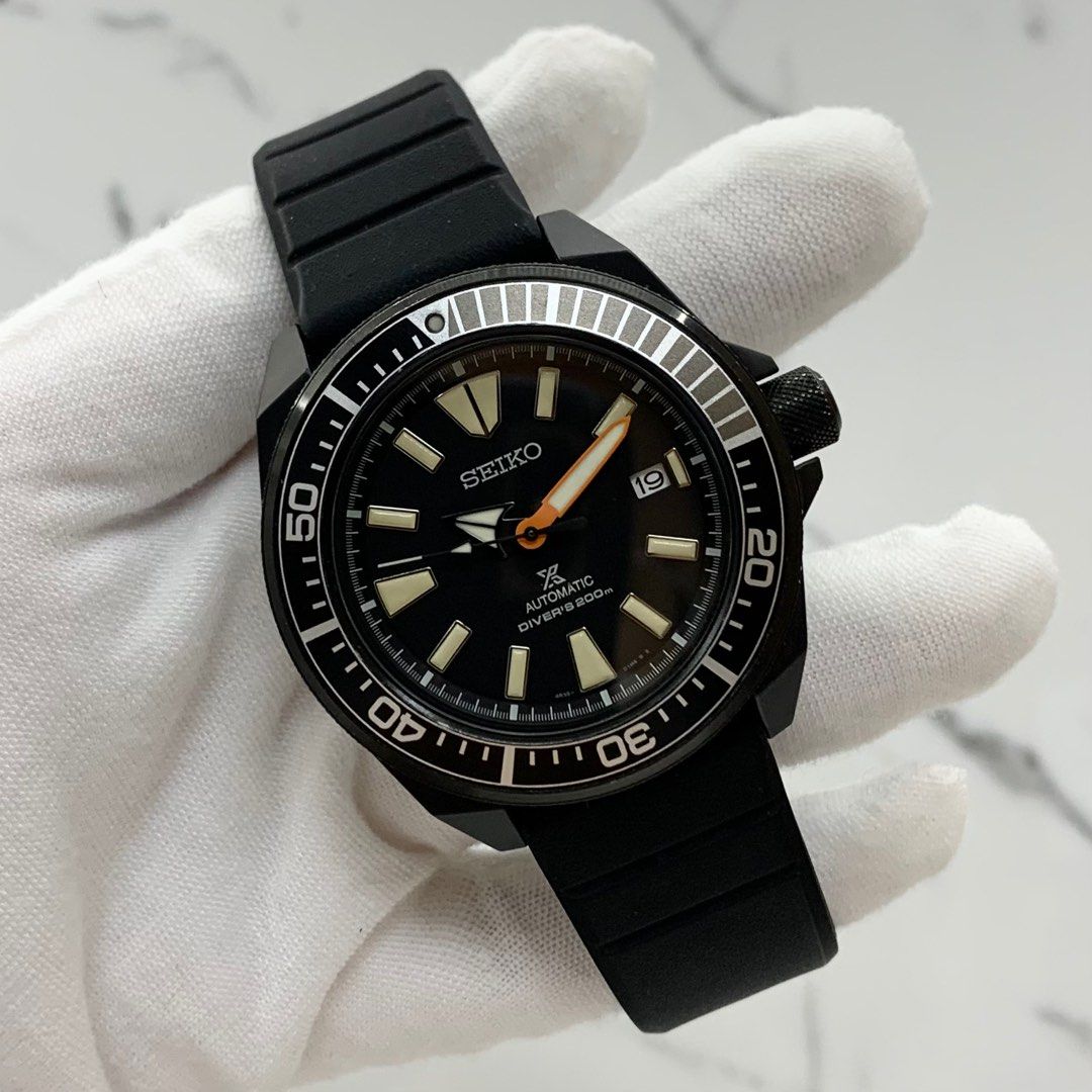 Seiko srpb55 mens black ion hotsell prospex automatic dive watch