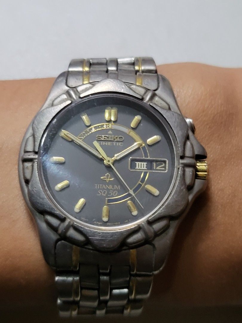 Seiko Kinetic Titanium SQ 50 5M43 0060