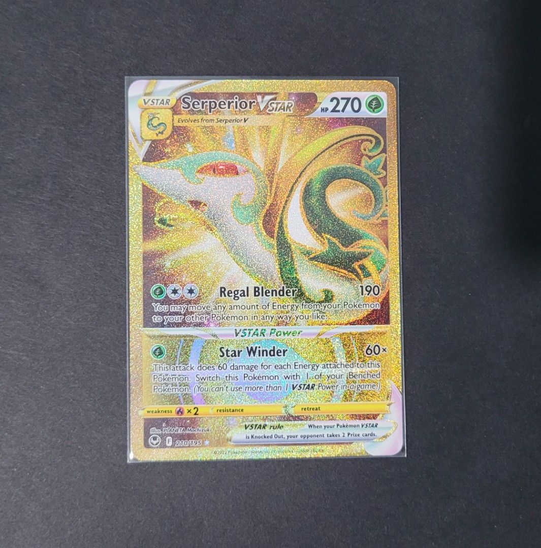 Serperior VSTAR Secret Rare 210/195 Eng version Silver Tempest