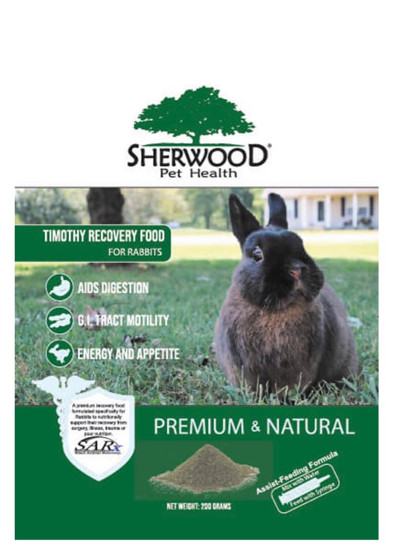 Recovery Rabbit Sherwood Timothy 草粉 Recovery Food For Rabbits (200 Gram), 寵物用品, 寵物食品 ...
