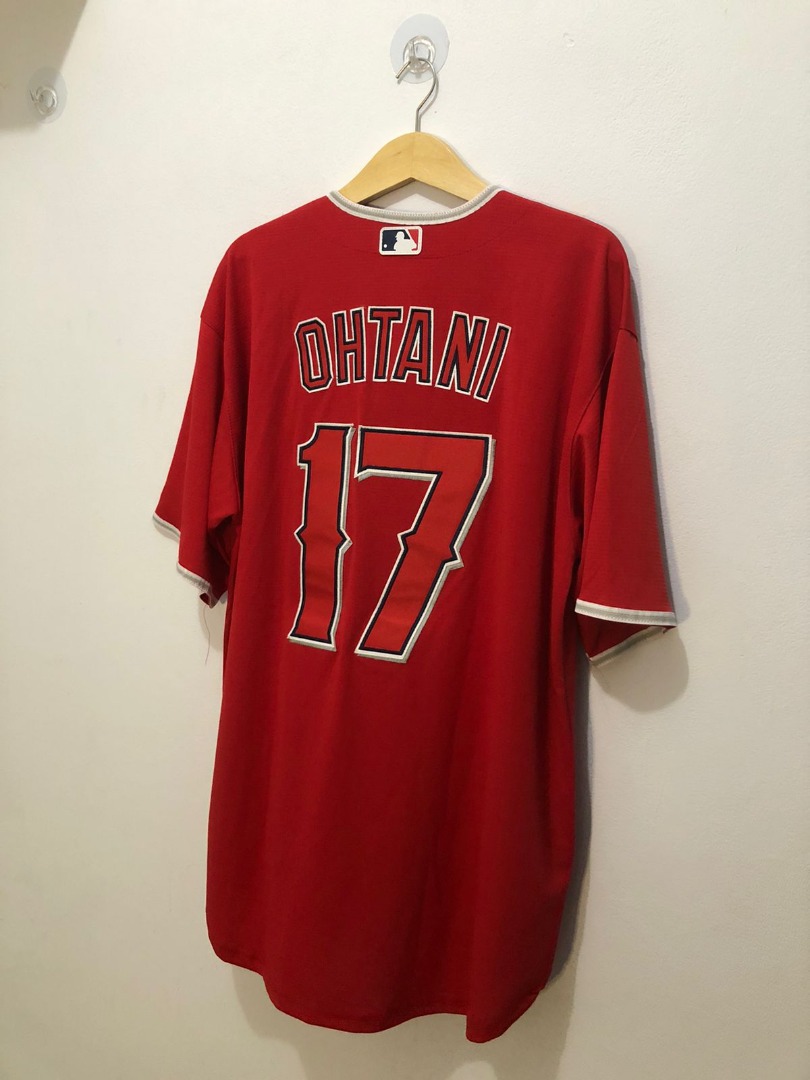 17 Shohei Ohtani L.A. Los Angeles Angels RED/WHITE Sewn Baseball Jersey -  SportsCare Physical Therapy